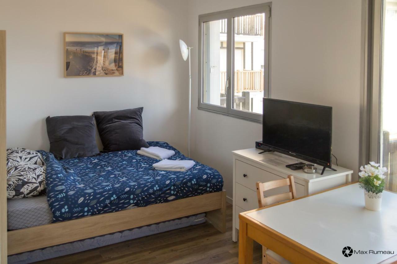 Studio Moderne Acces Plage, Piscine Et Tennis 꺄부흐 외부 사진